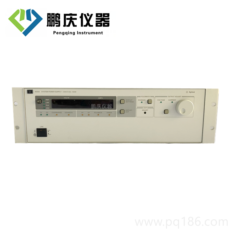 6032A 自動調節輸出功率范圍的直流系統電源，60V，50A